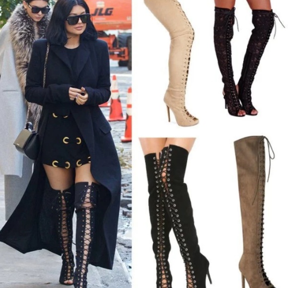 ziginy over the knee boots